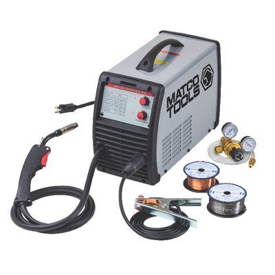 AUTO-MIG features "SET & WELD" (by material thickness and wire size) wire speed and power knob presets 115V inverter power supply provides 130 amps at 20 DC MIG (gas) welding capacity 24 GA to 316" mild steel and flux-cored (no-gas) welding to 516" with. . Matco 130 mig welder manual